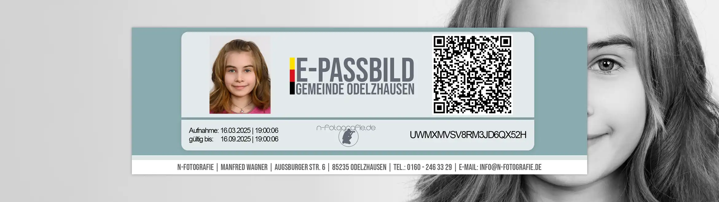 Biometrisches Passbild