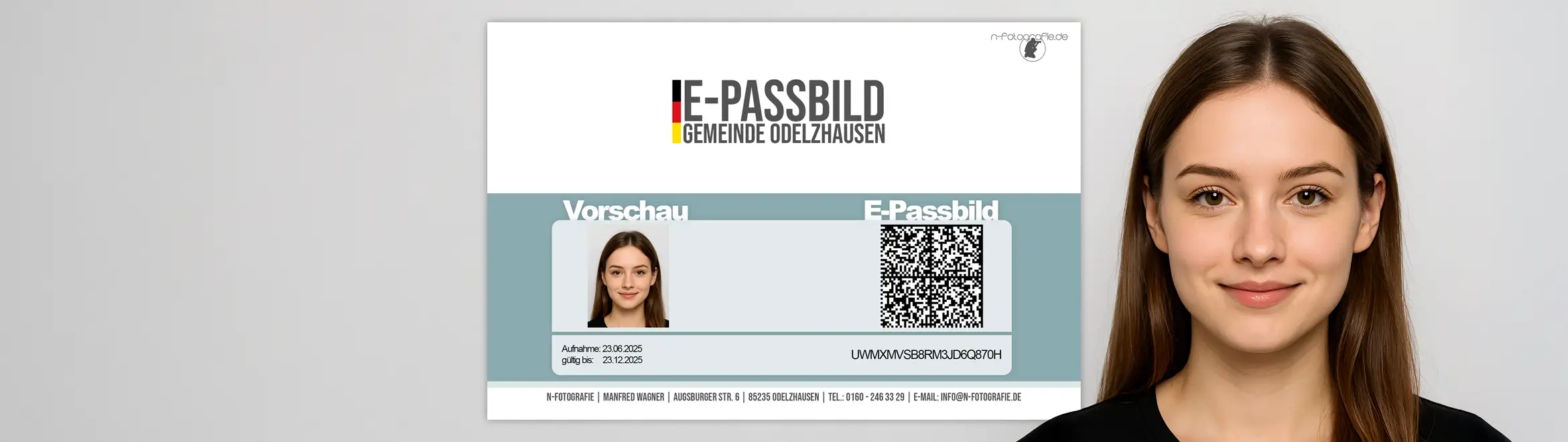 Biometrisches Passbild