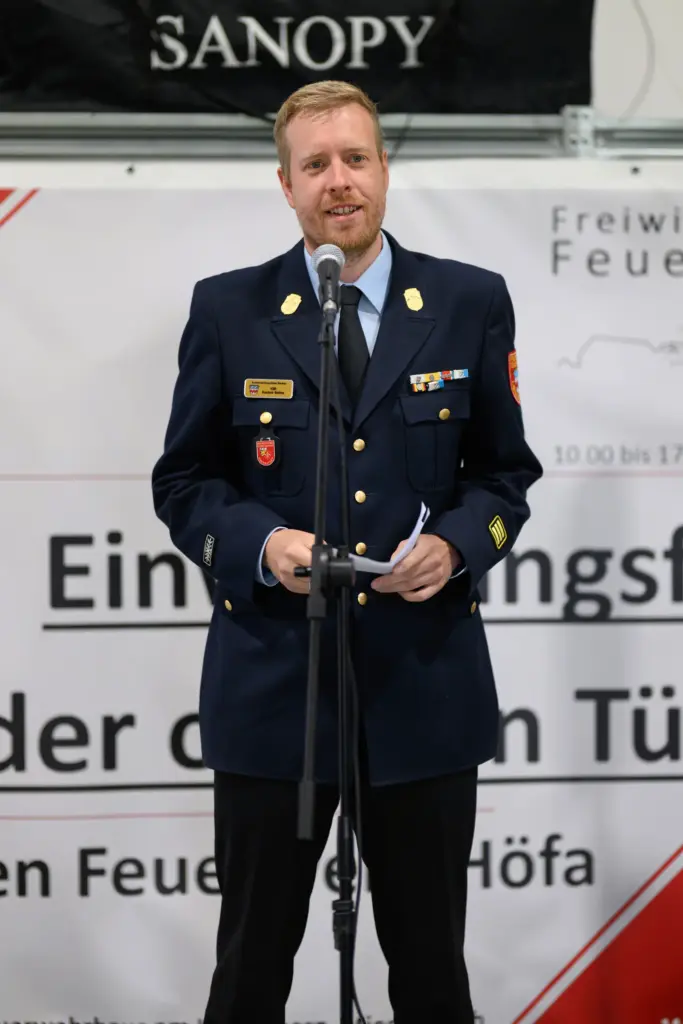 Ansprache bei der Einweihungsfeier der Freiwilligen Feuerwehr Höfa